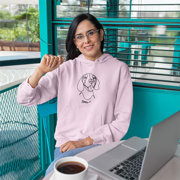 Custom One-Line Art Sweatshirt