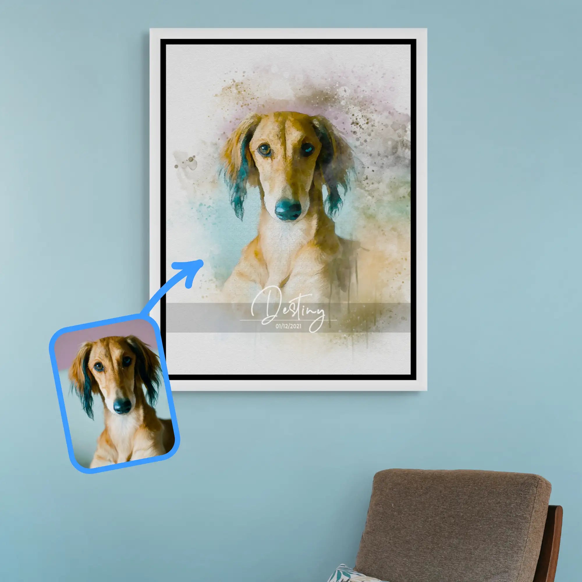 Watercolor Whisper Canvas