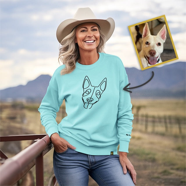 Custom One-Line Art Sweatshirt