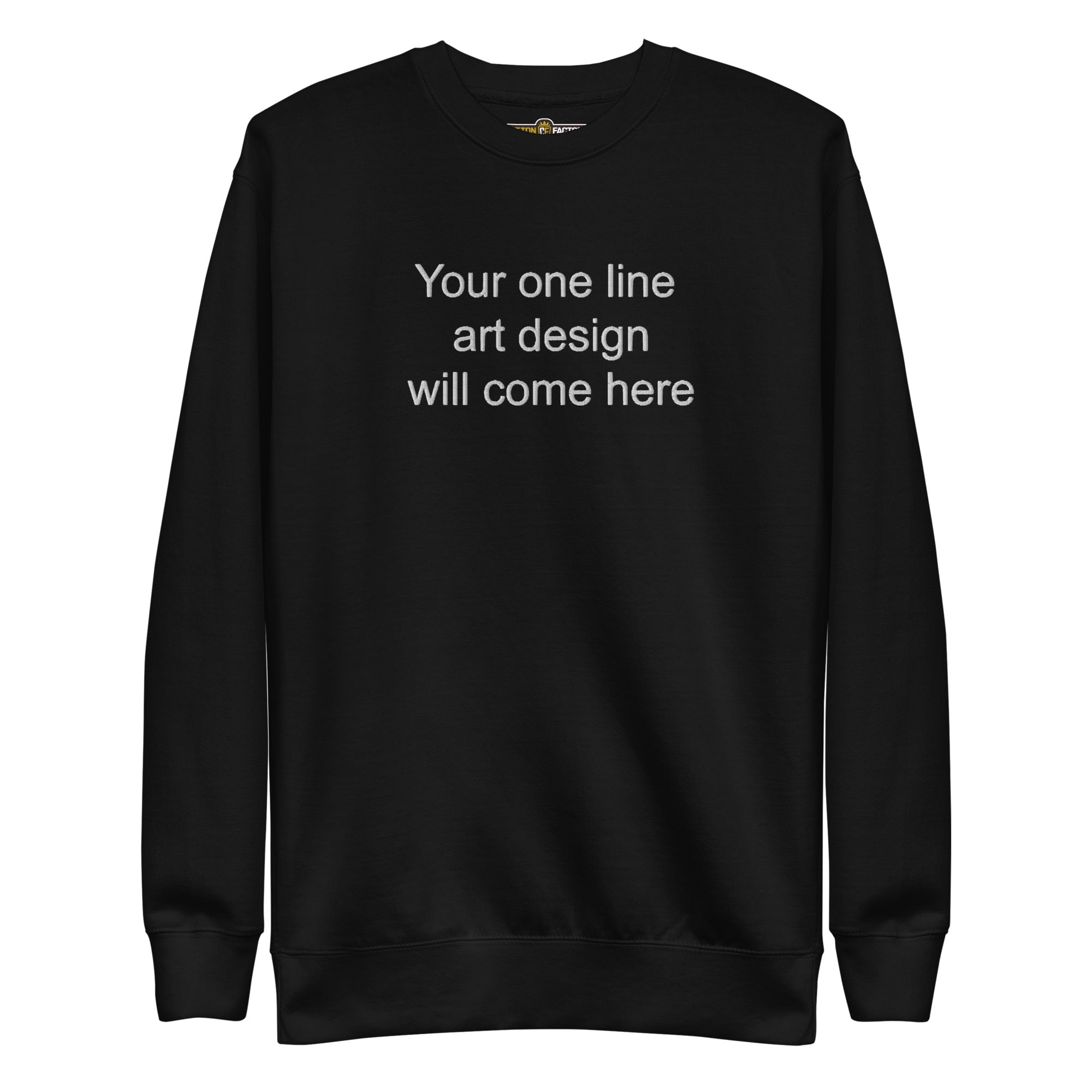 Custom One-Line Art Sweatshirt