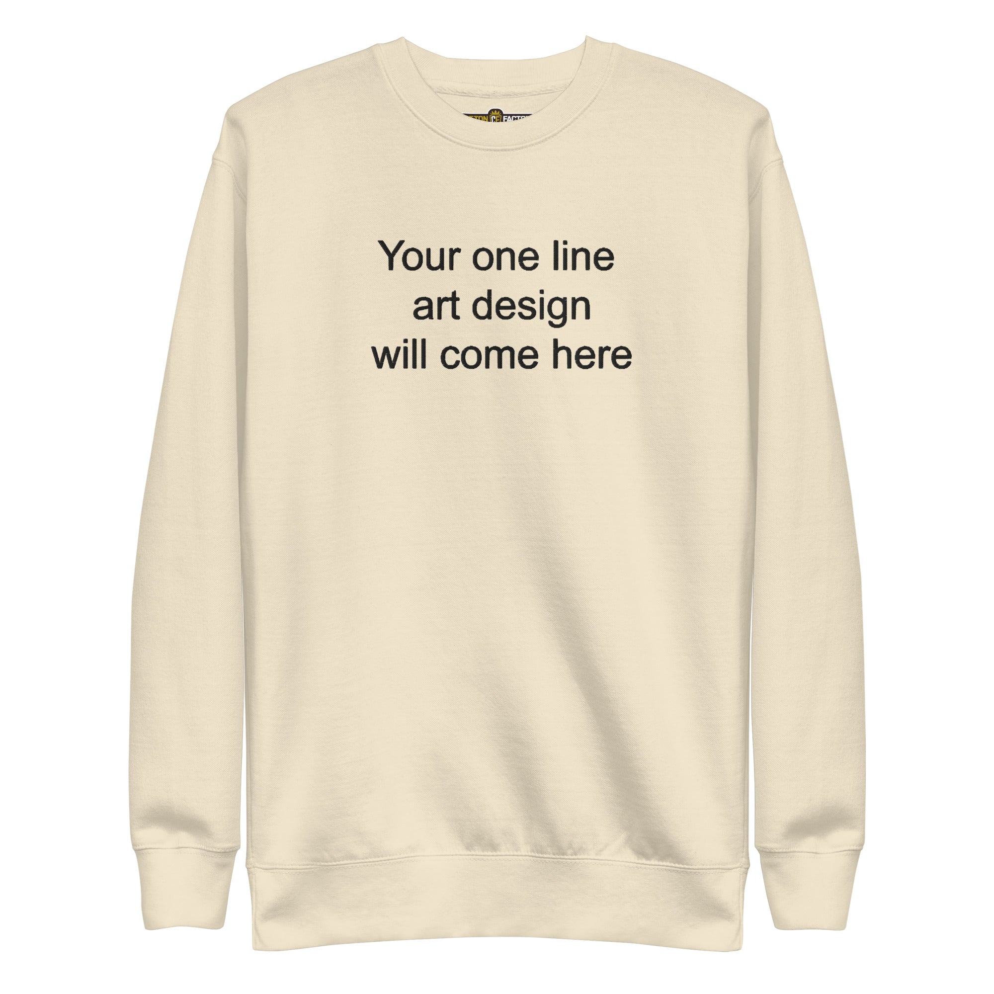 Custom One-Line Art Sweatshirt
