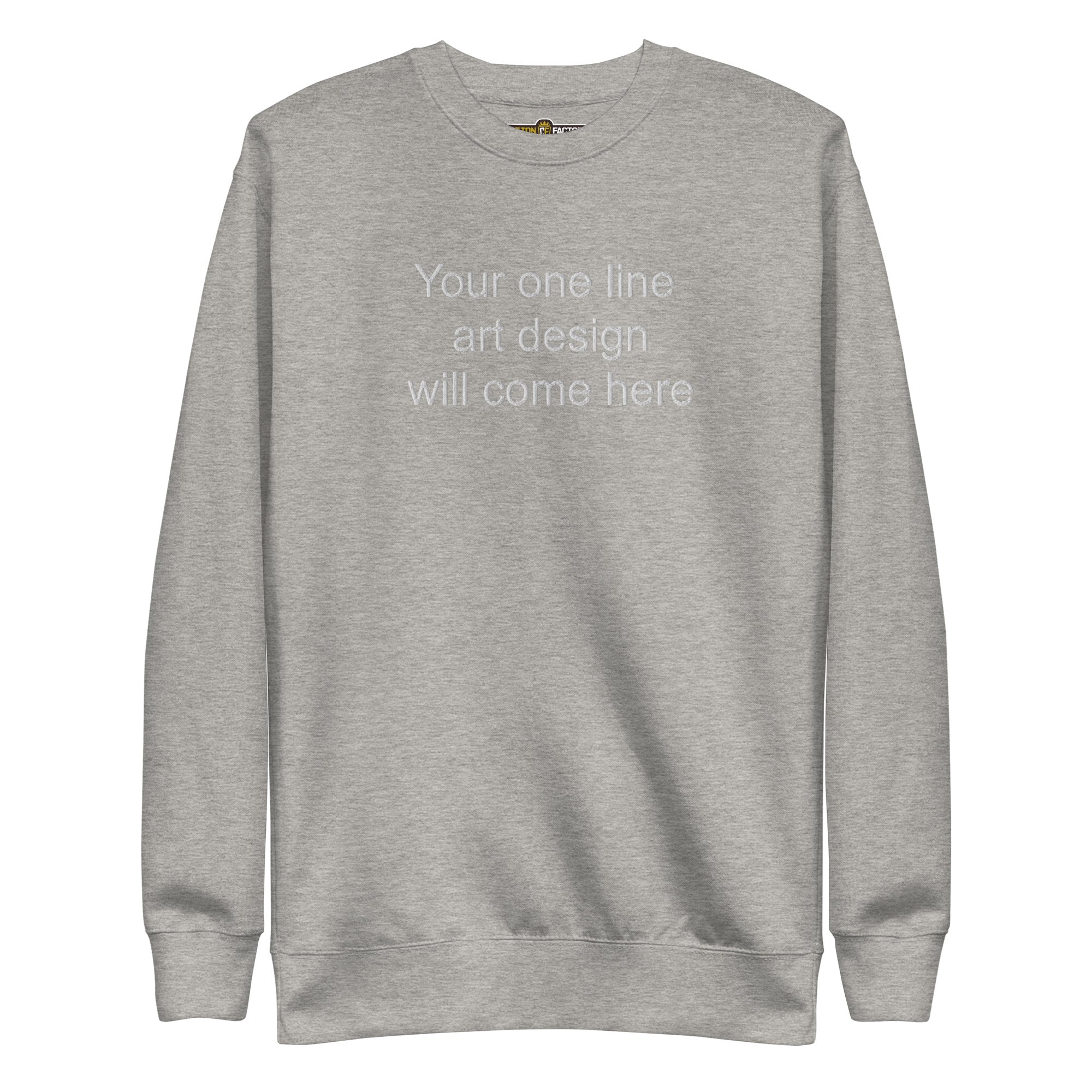 Custom One-Line Art Sweatshirt