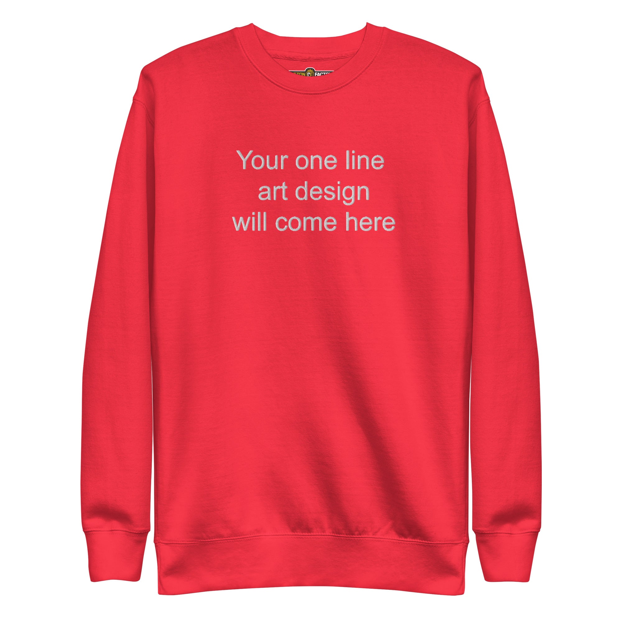 Custom One-Line Art Sweatshirt