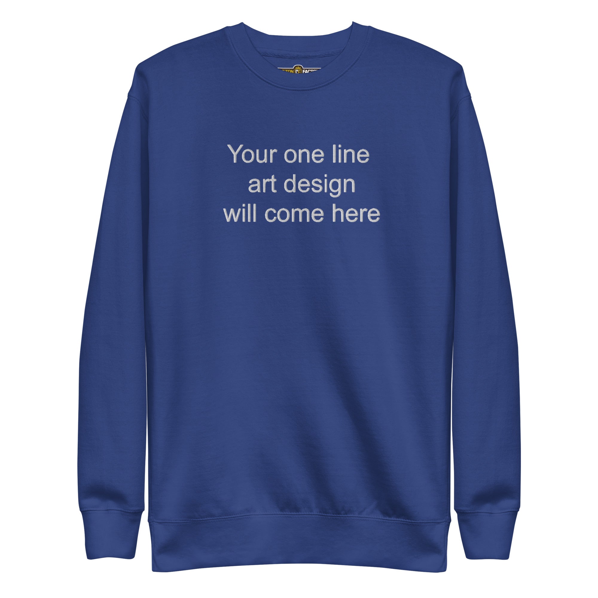 Custom One-Line Art Sweatshirt