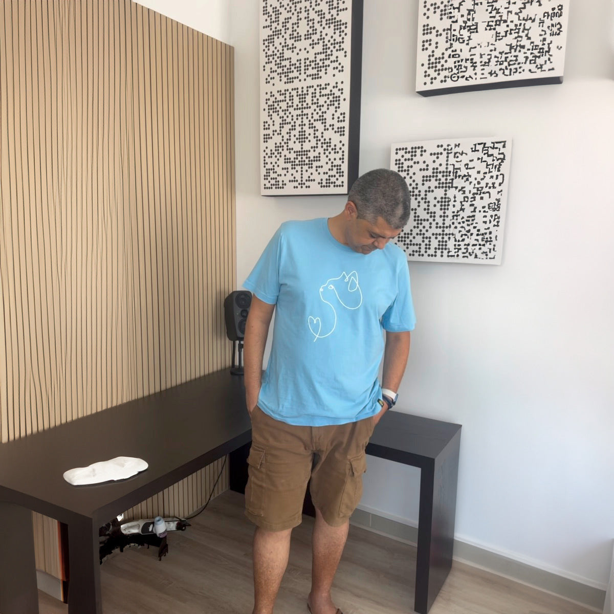 Custom One-Line Art T-Shirt