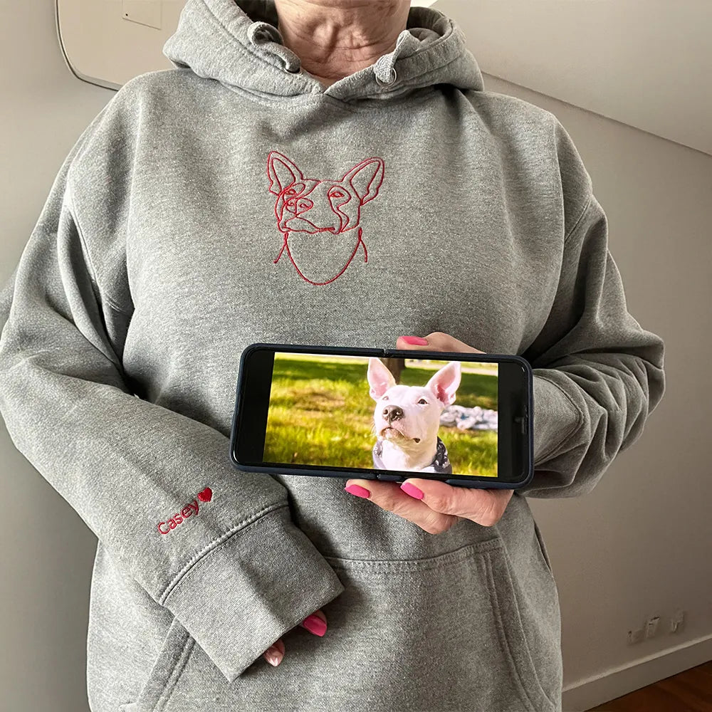 Custom One-Line Art Hoodie