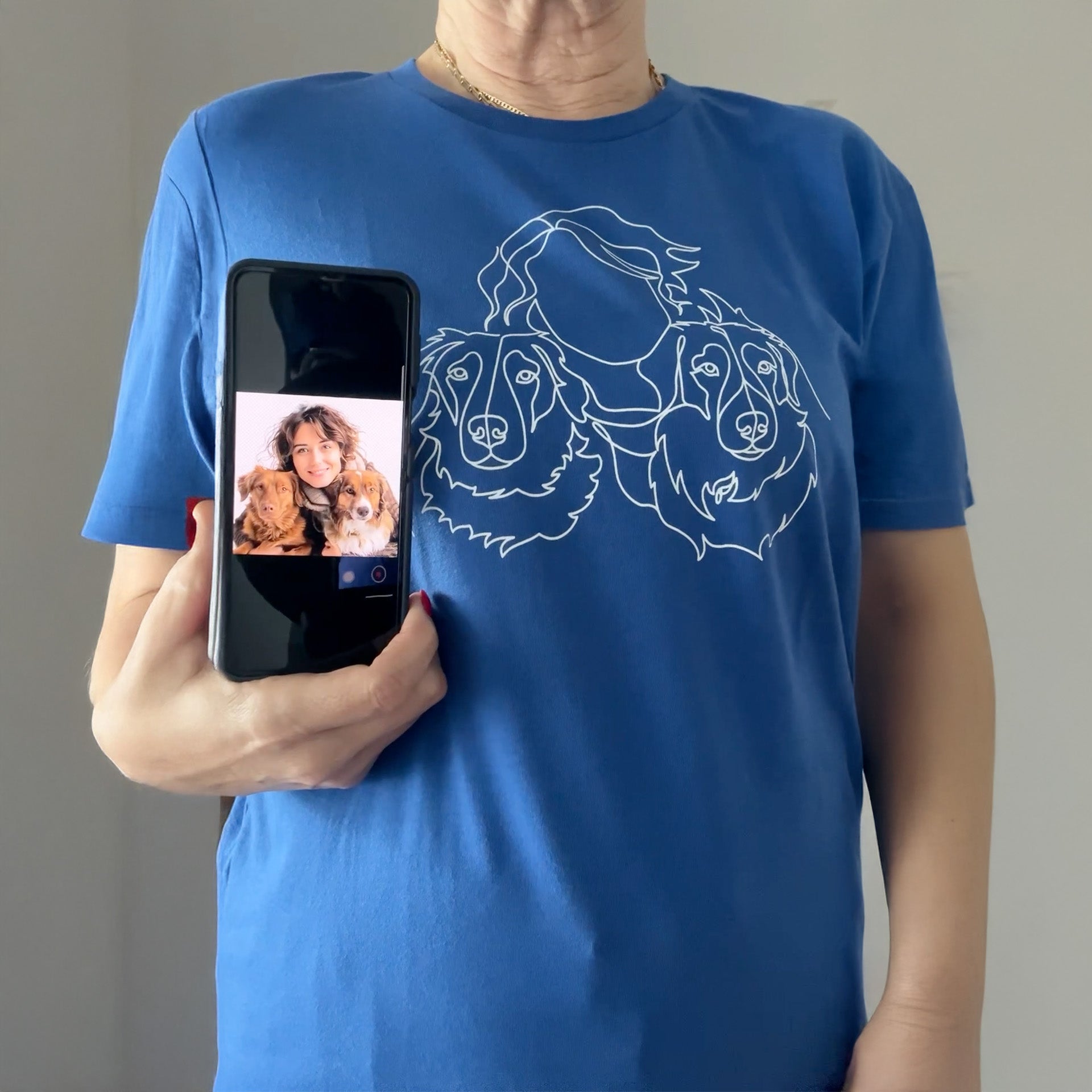 Custom One-Line Art T-Shirt