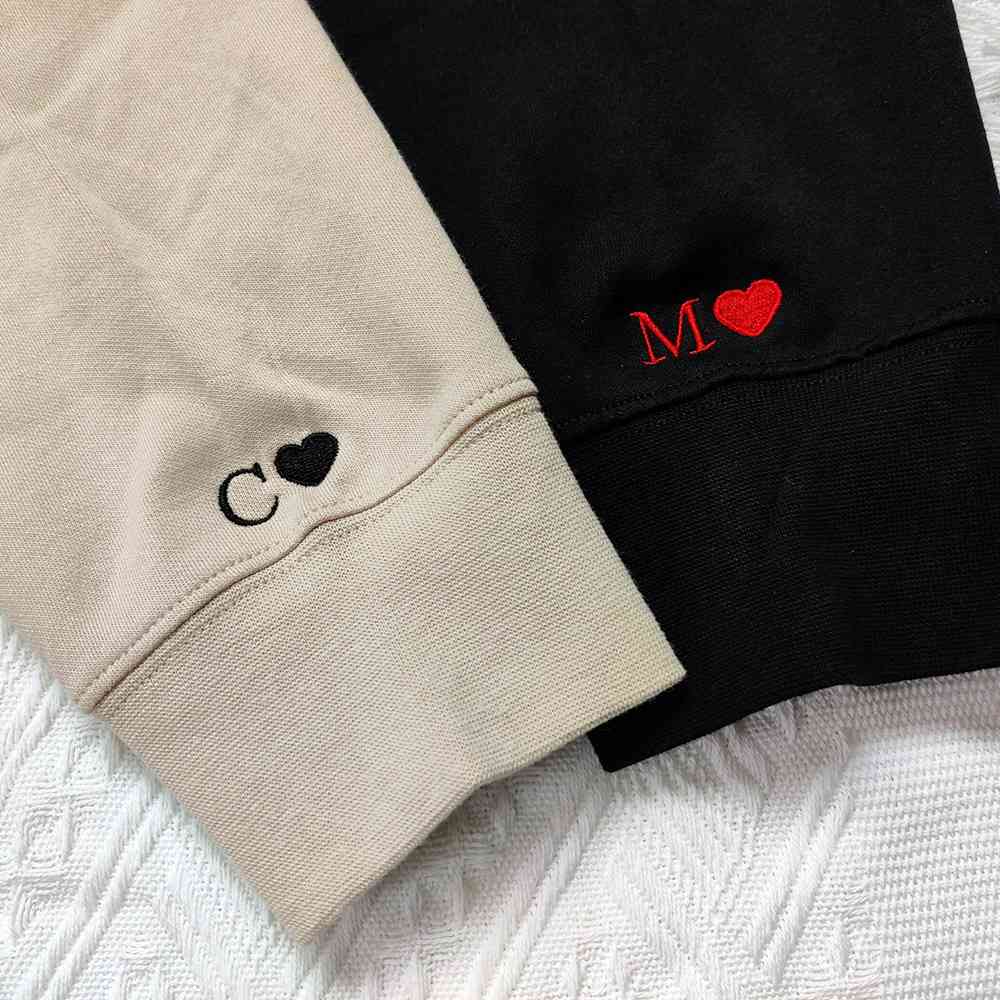 Cotton Factory examples of sleeve embroidery