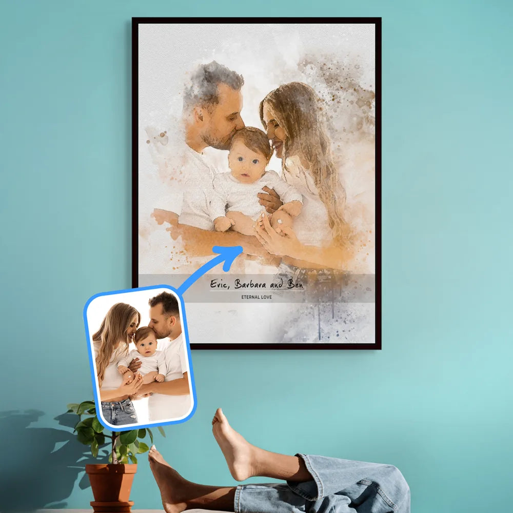 Watercolor Whisper Canvas