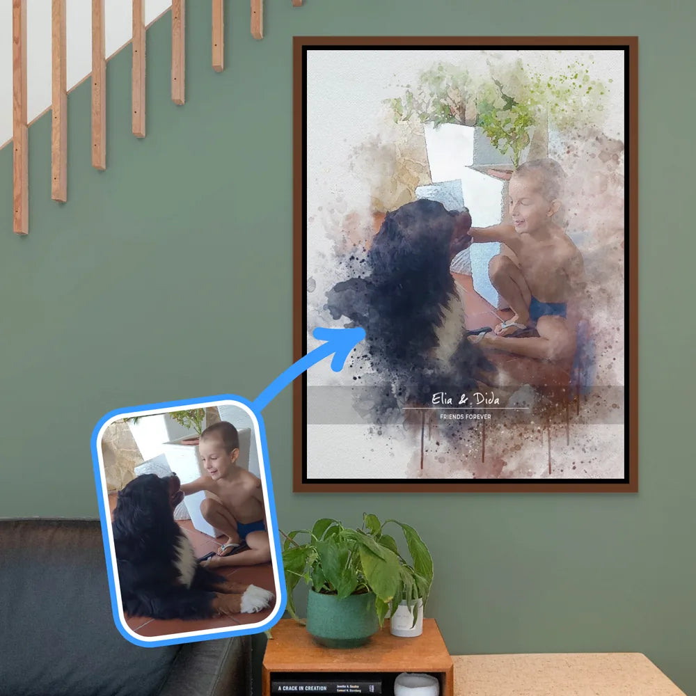 Watercolor Whisper Canvas