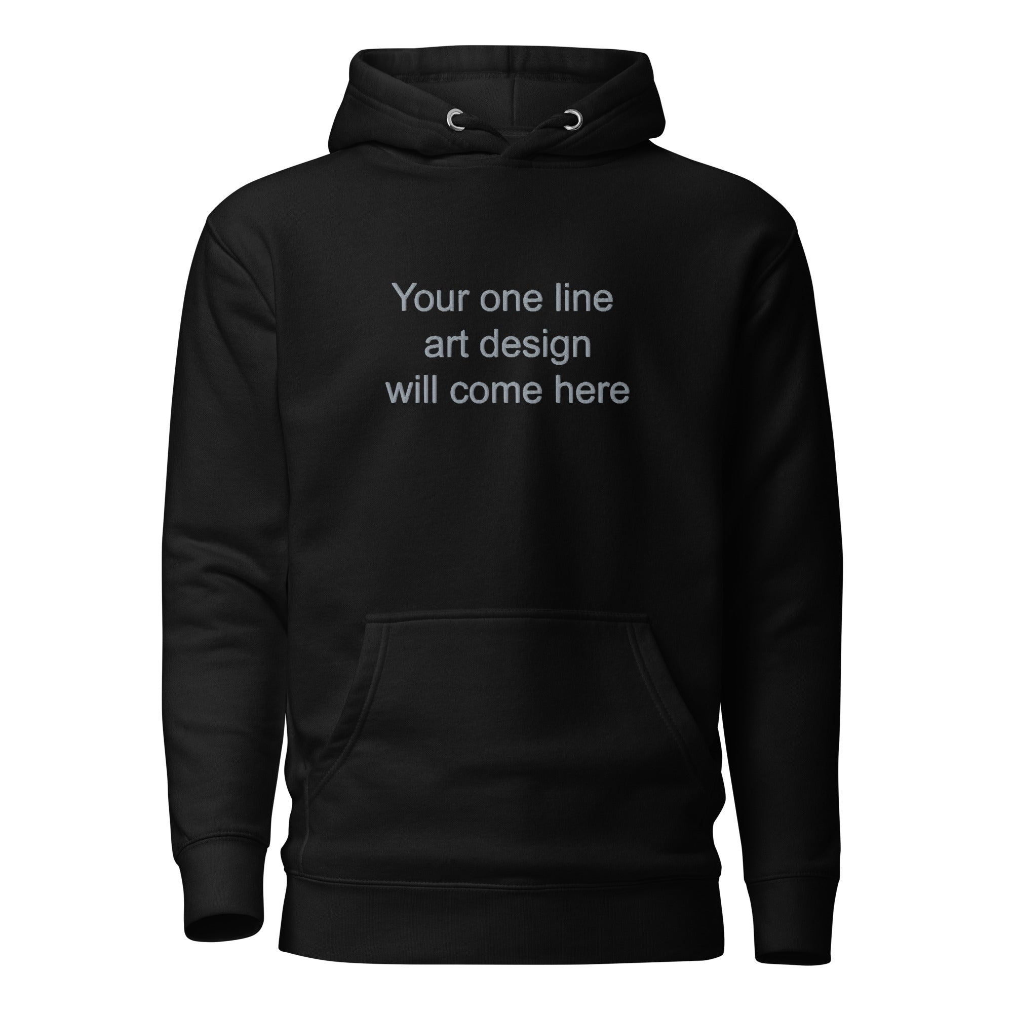 Custom One-Line Art Hoodie