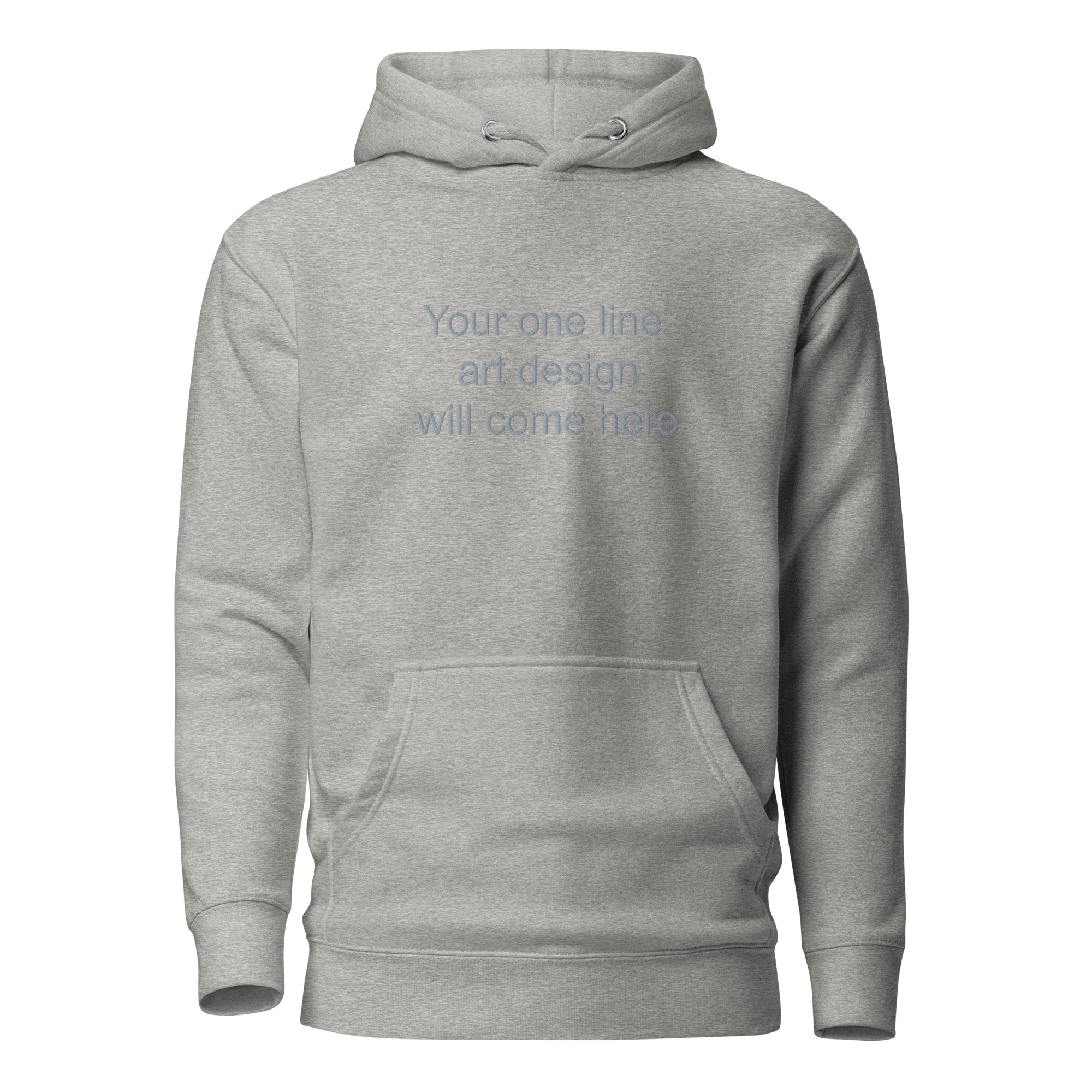 Custom One-Line Art Hoodie