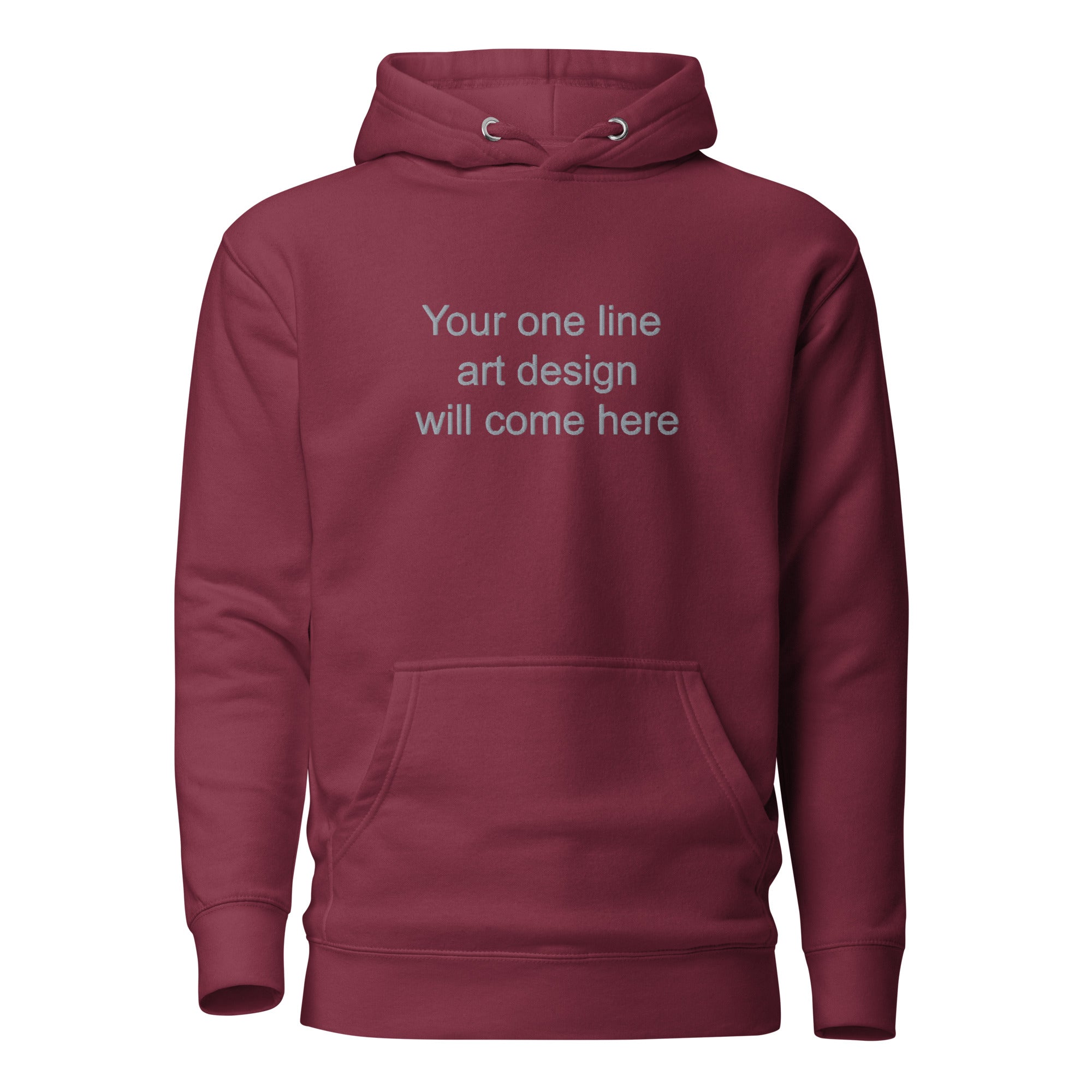 Custom One-Line Art Hoodie
