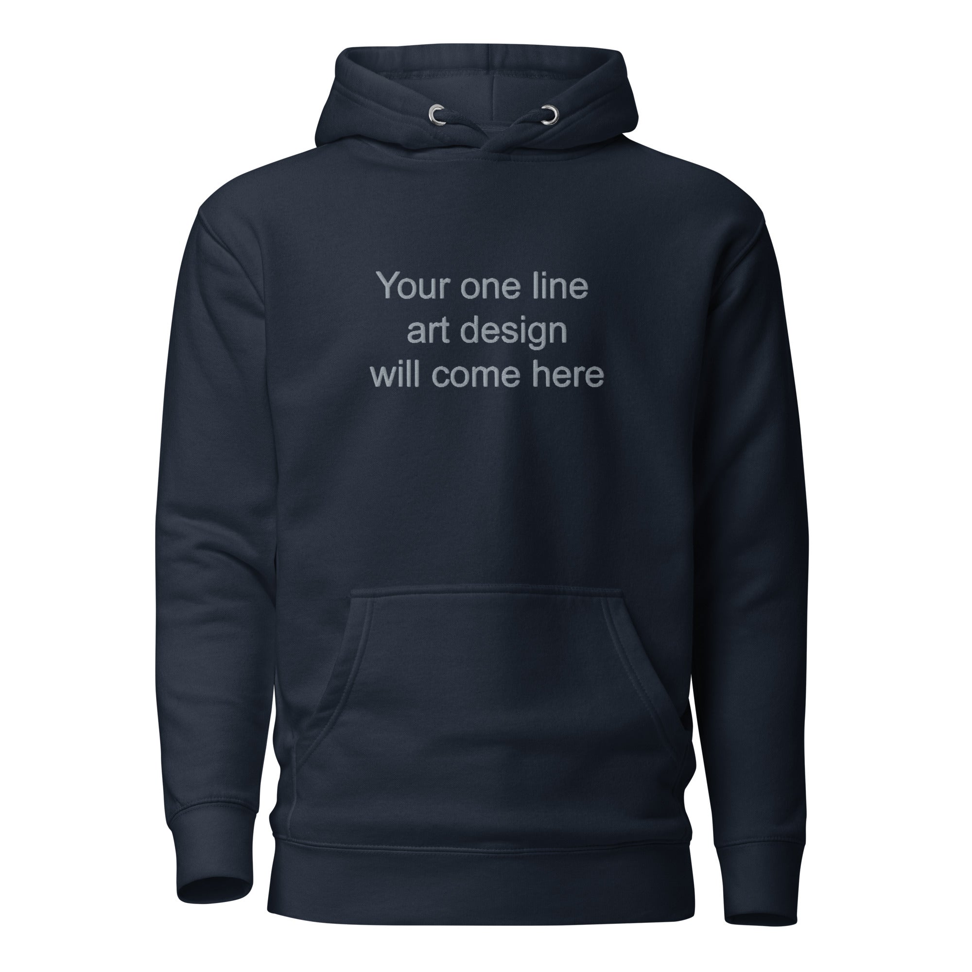 Custom One-Line Art Hoodie