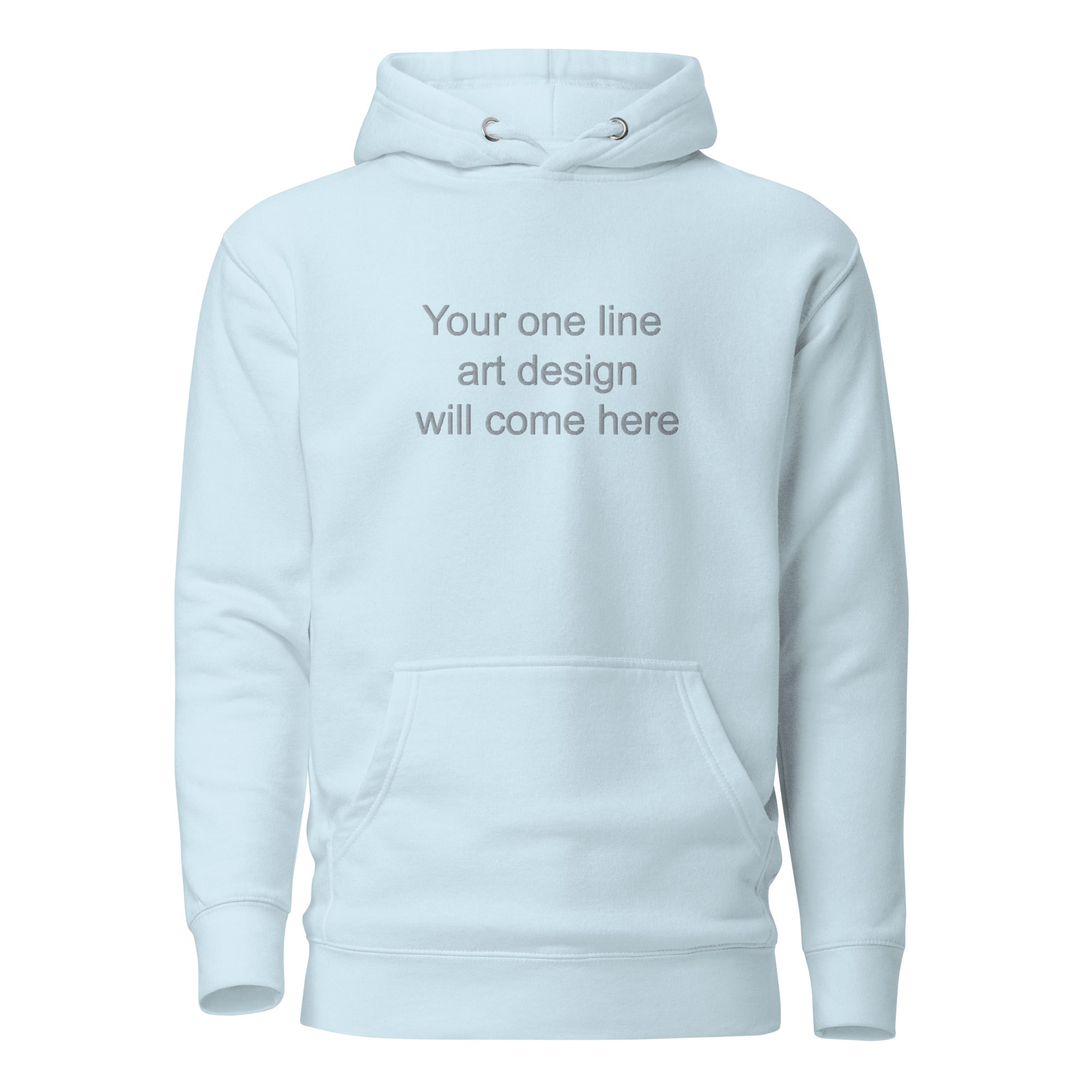 Custom One-Line Art Hoodie