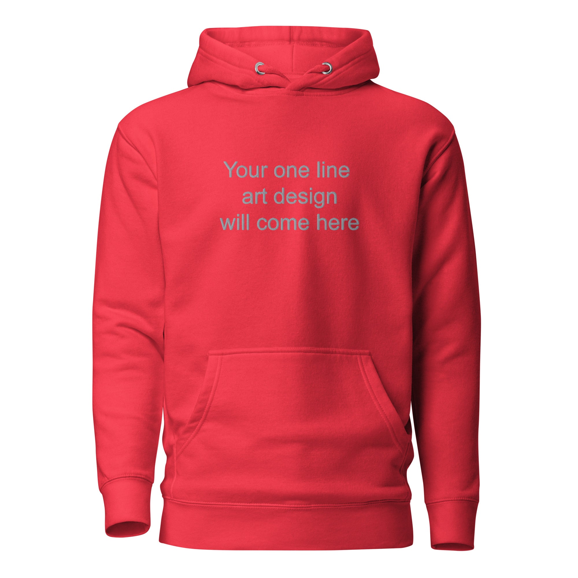 Custom One-Line Art Hoodie