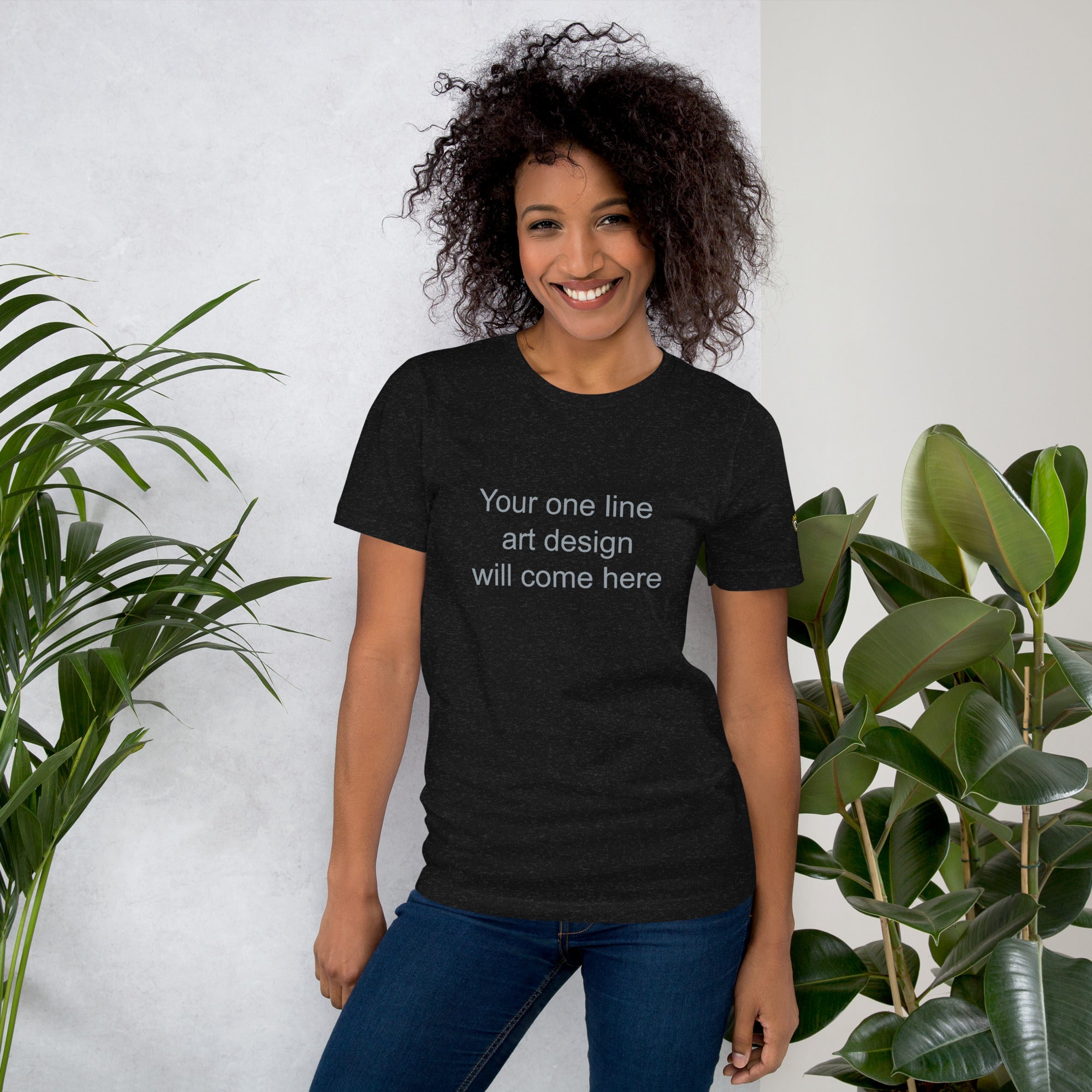 Custom One-Line Art T-Shirt