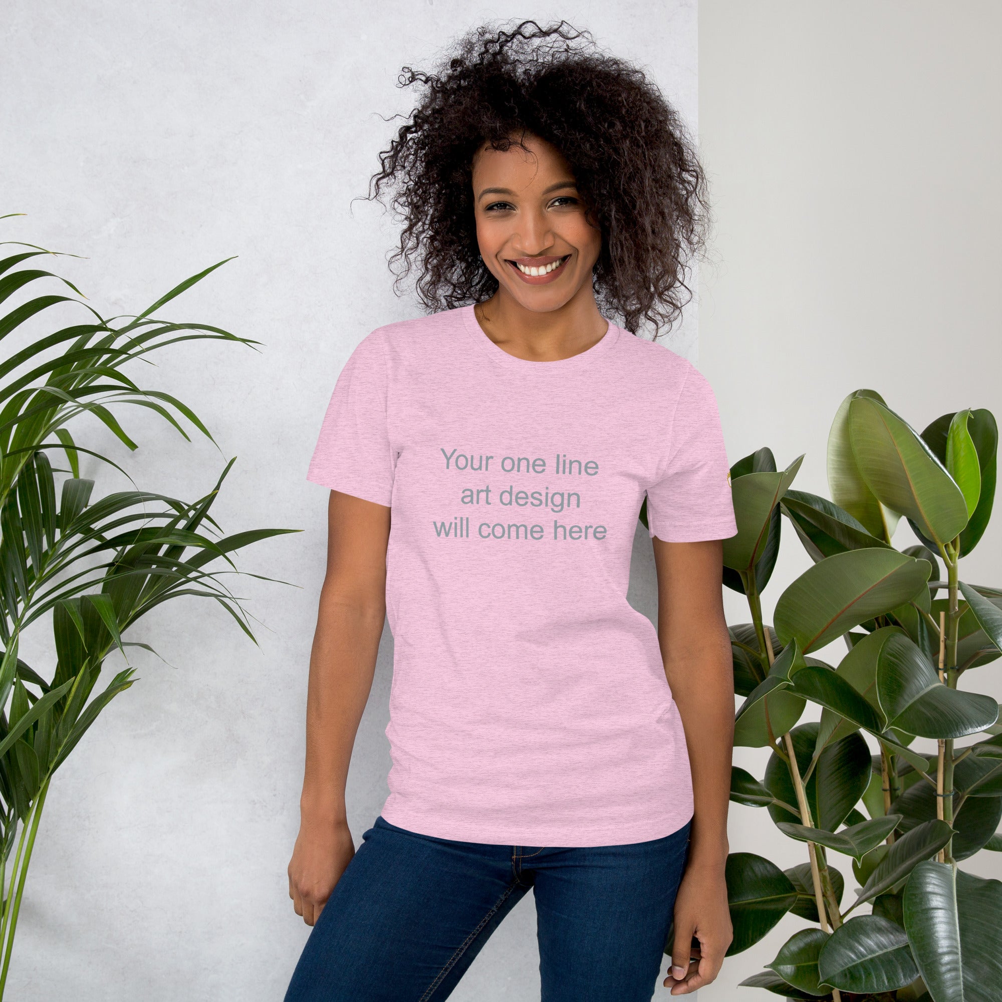 Custom One-Line Art T-Shirt
