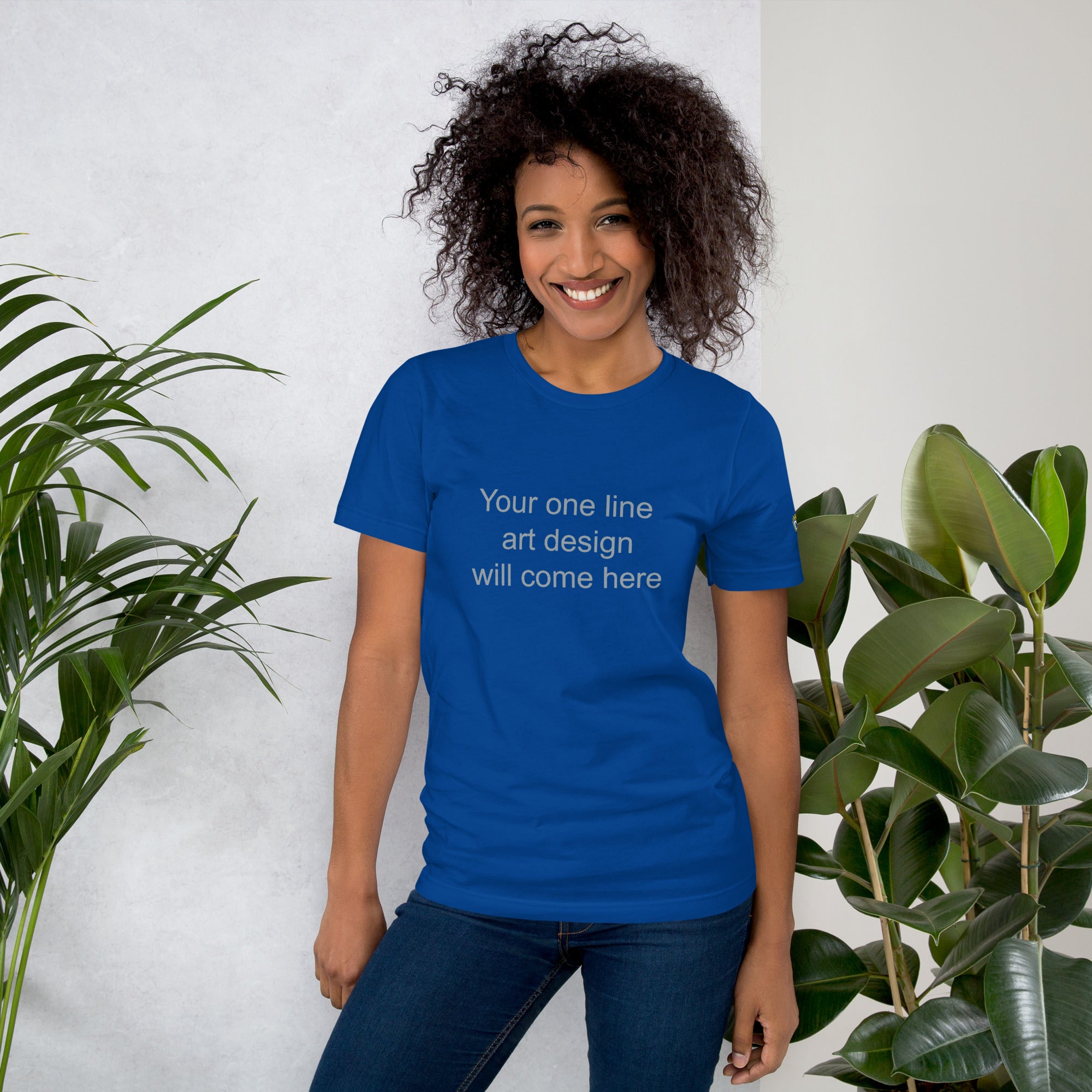 Custom One-Line Art T-Shirt