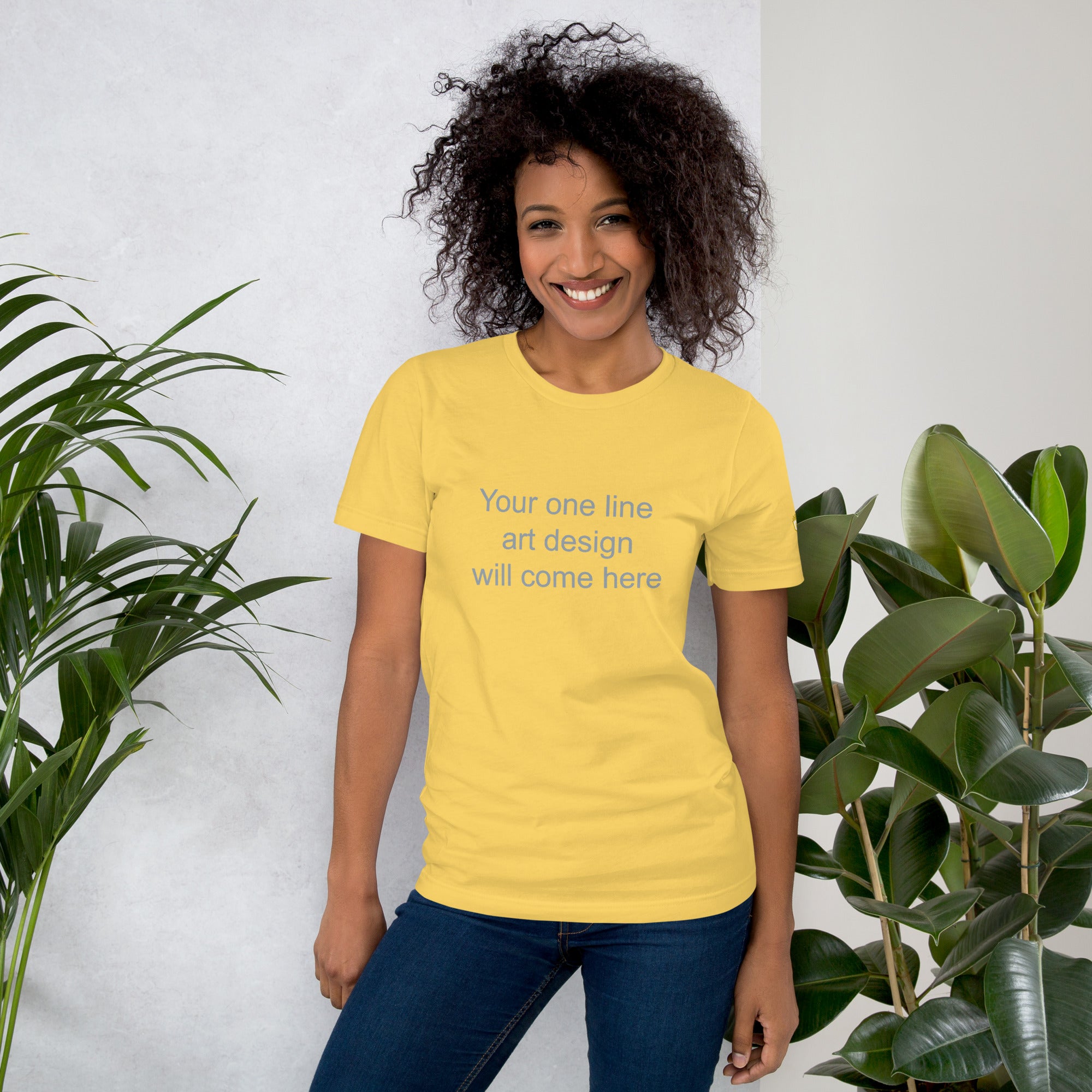 Custom One-Line Art T-Shirt